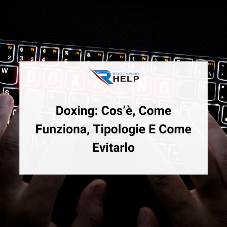 Doxing: Cos’è, Come Funziona, Tipologie E Come Evitarlo