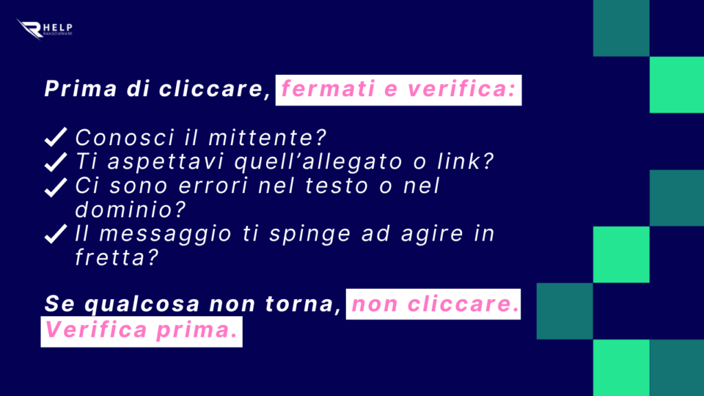 segnali di un'e-mail sospetta
