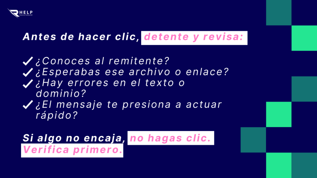 señales de un correo sospechoso