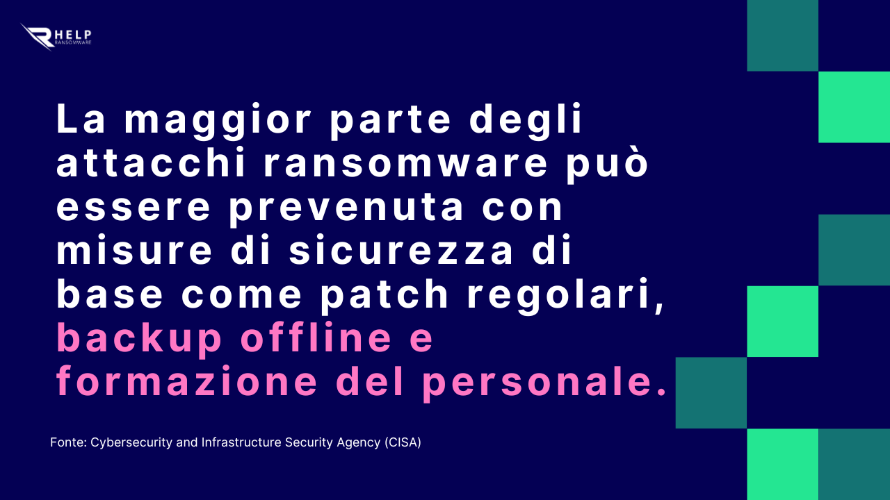 Prevenzione dagli attacchi HelpRansomware