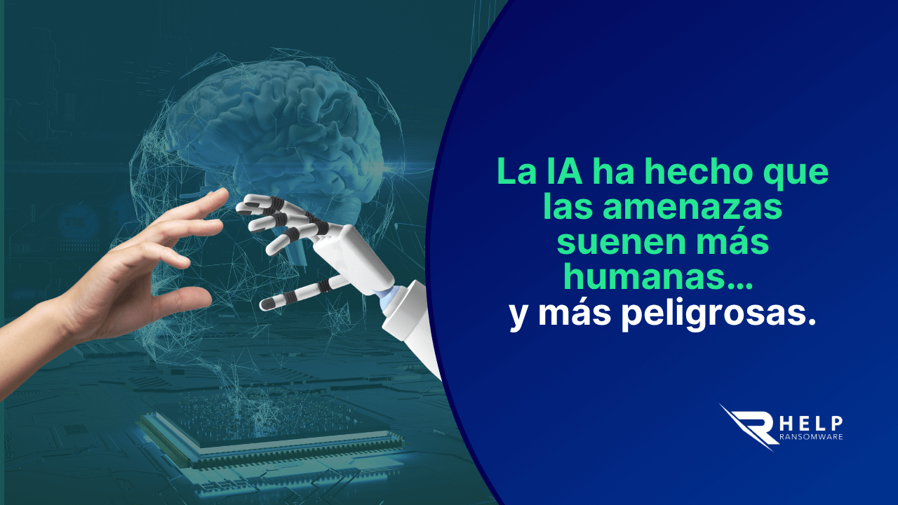 Psicología, IA y manipulación el nuevo frente del ransomware