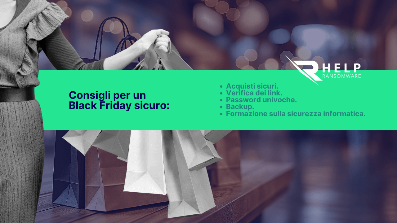 Consigli per un Black Friday sicuro