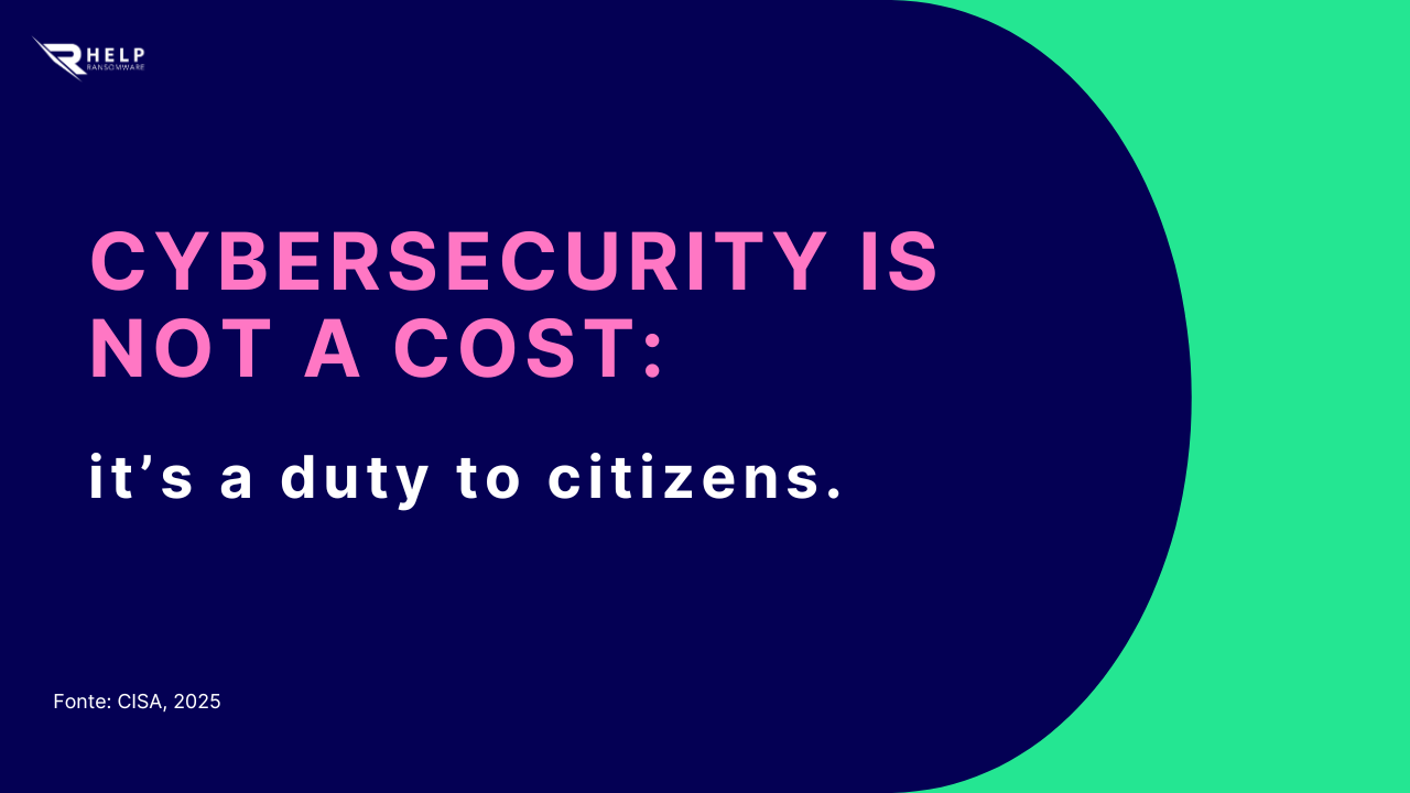 Cybersecurity is not a cost HelpRansomware