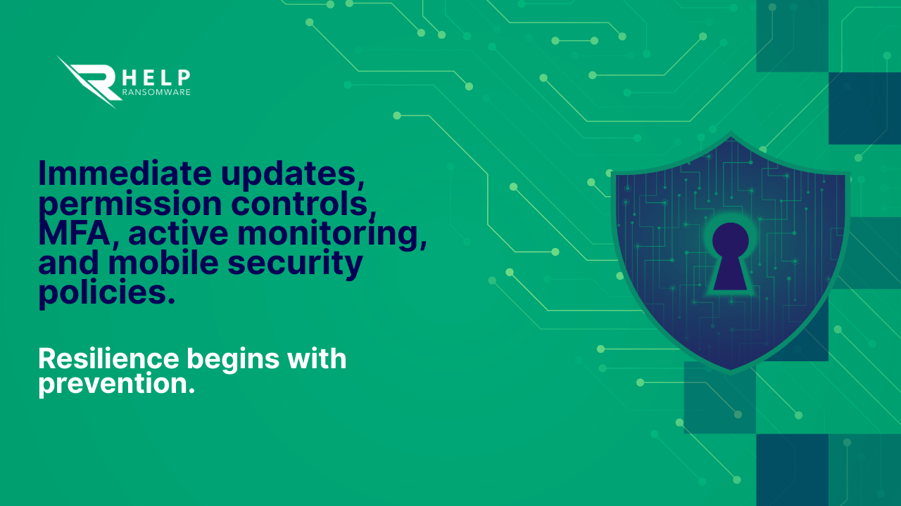 Urgent measures HelpRansomware