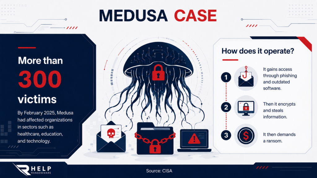 Medusa Case Helpransomware