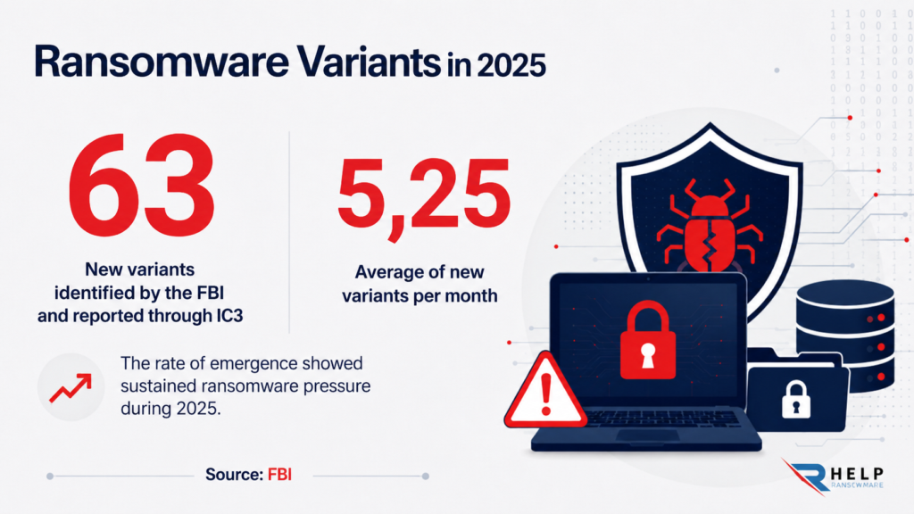 Ransomware Variants in 2025 Helpransomware