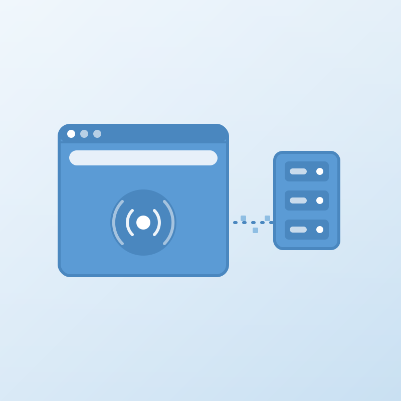 Browser window relaying covert command and control to a server - HELPRANSOMWARE