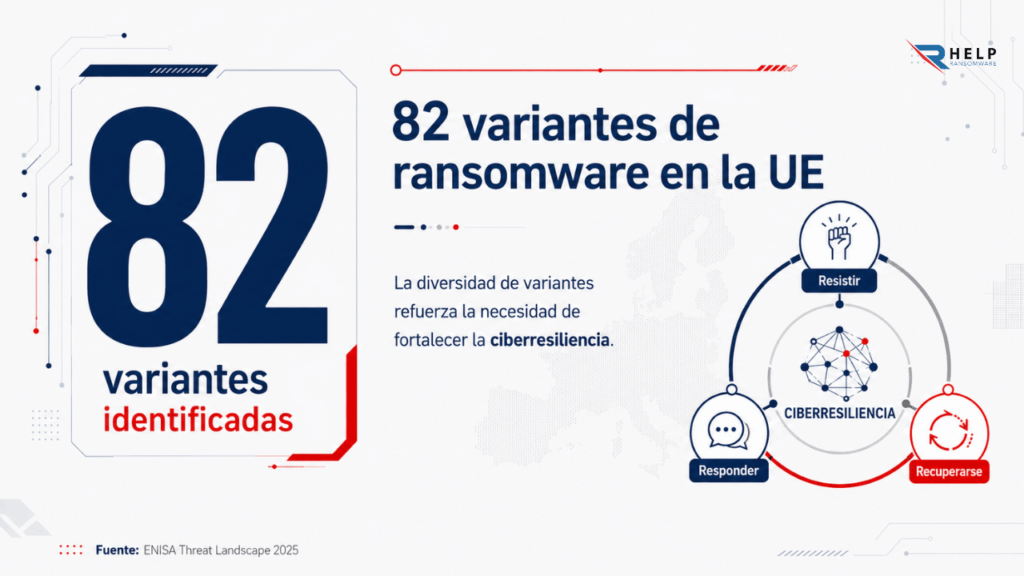 82 variantes de ransomware en la UE Helpransomware (1)