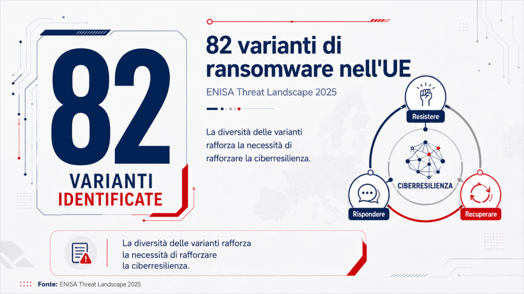 82 varianti di ransomware UE Cyber resilienza Helpransomware
